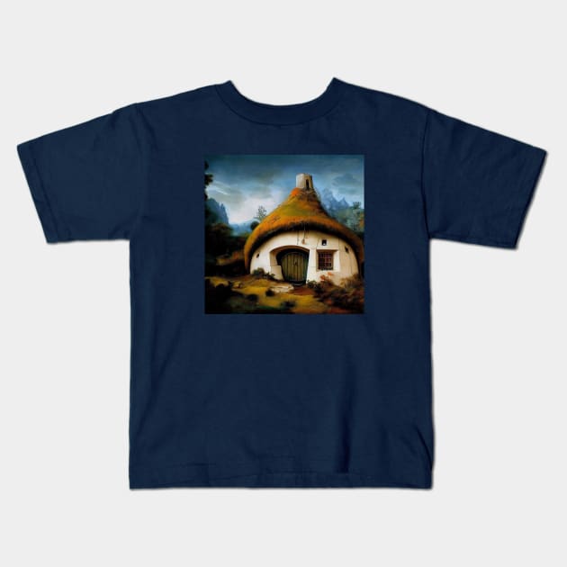 Rembrandt x The Shire Bag End Kids T-Shirt by Grassroots Green